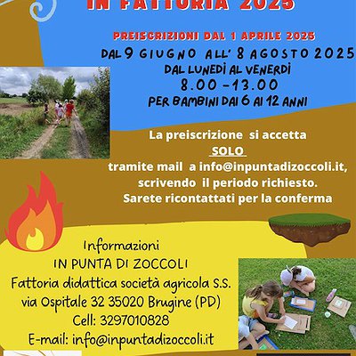ESTATE 2025  “LA MAGIA DELLA NATURA: ARIA ACQUA TERRA FUOCO